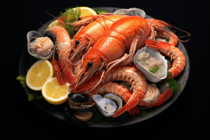 various seafood