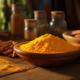 curcumin powder in the kitchen