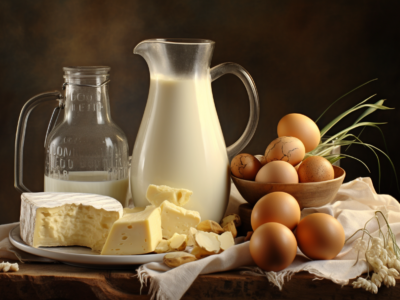 dairy products and eggs