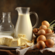 dairy products and eggs