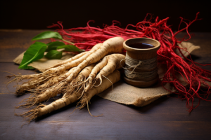 ginseng's roots