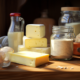 dairy products in the kitchen