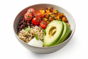 l-tyrosine and quinoa breakfast bowl