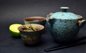 green tea set